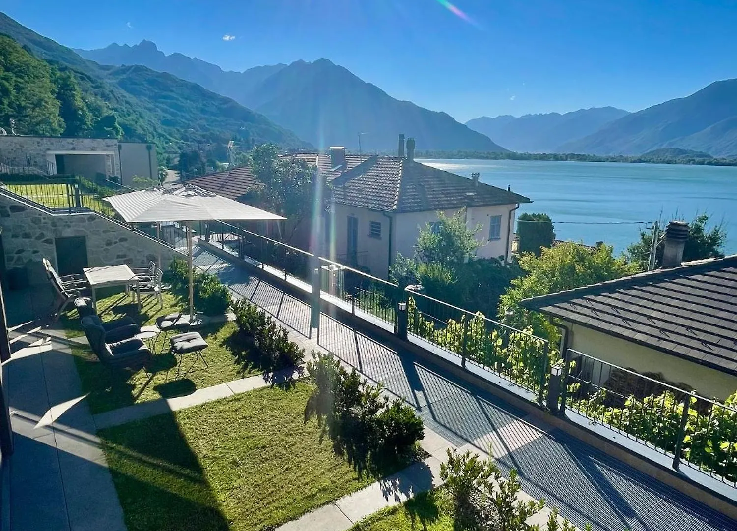 Daire Casa Caterina Moderne Wohnung Mit Berg Und Seesicht Gera Lario