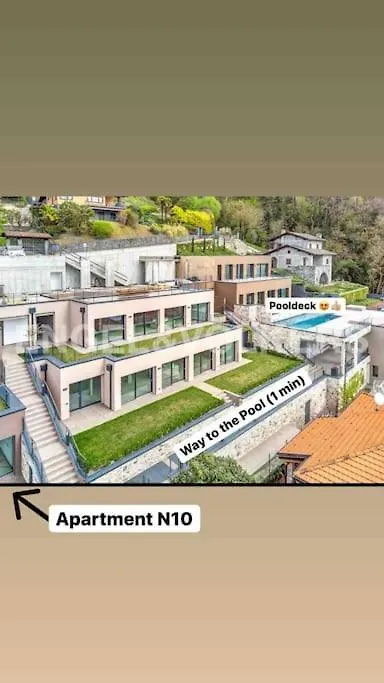 Daire Casa Caterina Moderne Wohnung Mit Berg Und Seesicht Gera Lario